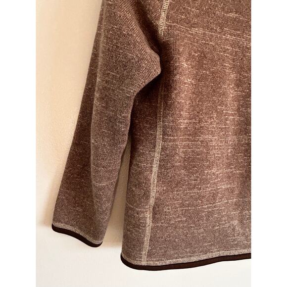 Patagonia Kids Better Sweater Jacket Small 7-8 Brown Full Zip Fleece Worn Wear - Picture 3 of 5